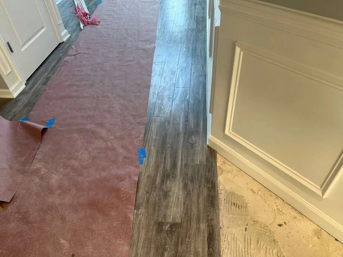 Completed marble shower restoration in Kosciusko